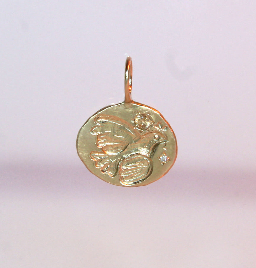 peace dove charm